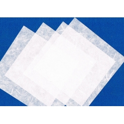 Papier ryżowy  1 arkusz BIAŁY   15x15cm   ,   gramatura 30-35 g/m2